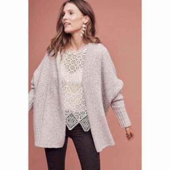 Anthropologie Sweaters - Anthro Angel of the North Chauvet Gray Cardigan